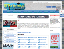 Tablet Screenshot of elturismo.cl